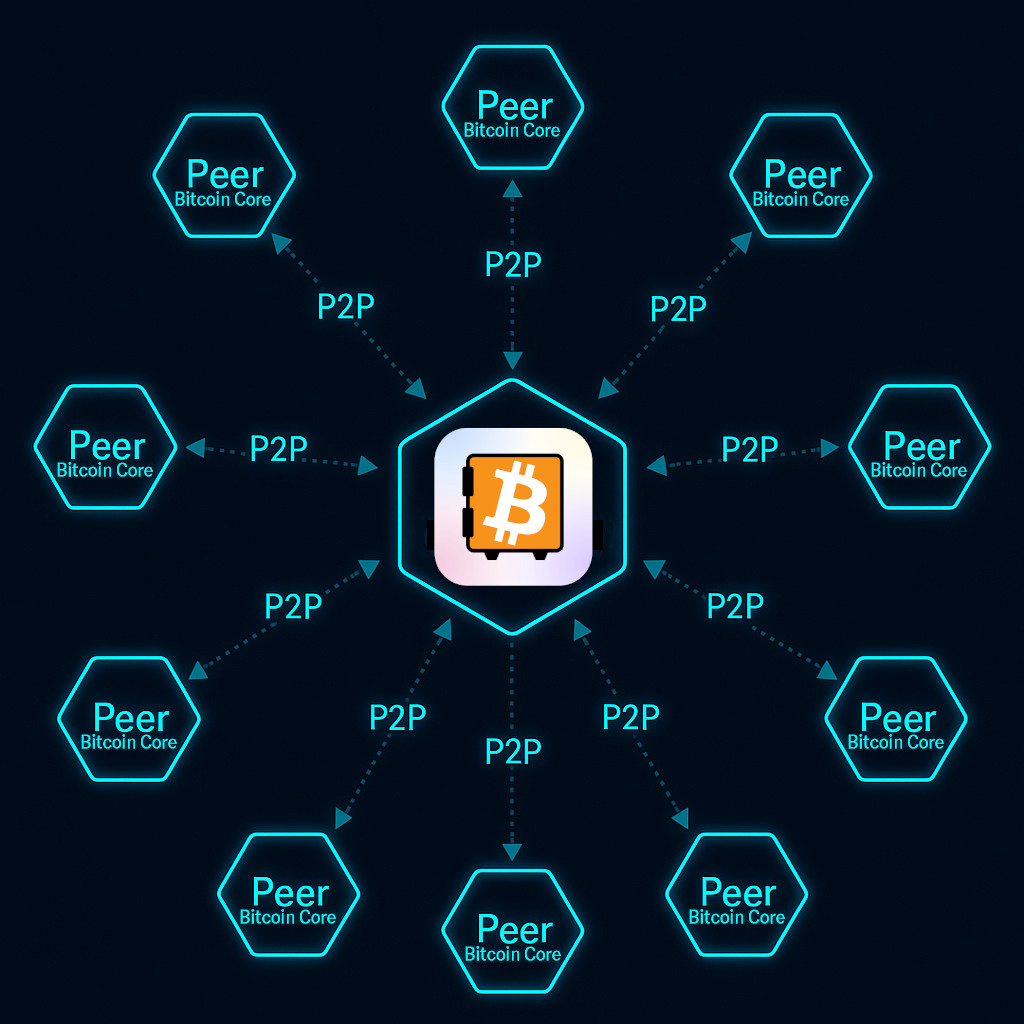 Bitcoin Safe downloads compact block filters from several random Bitcoin Core peers.